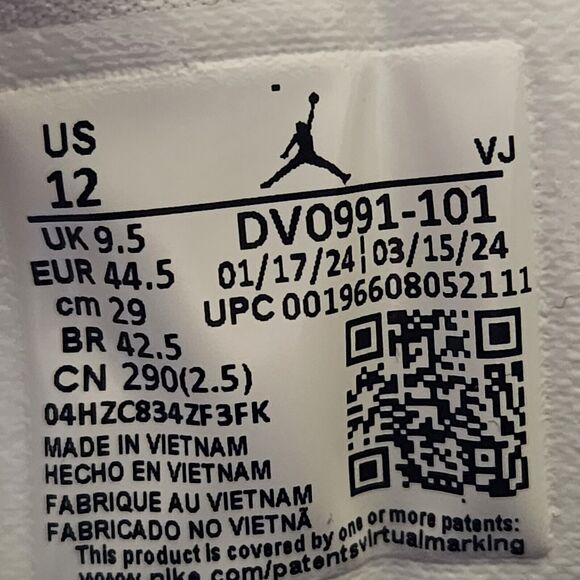 Wmns Air Jordan 1 Mid Panda Pre-Owned Sz 12 - Picture 8 of 8